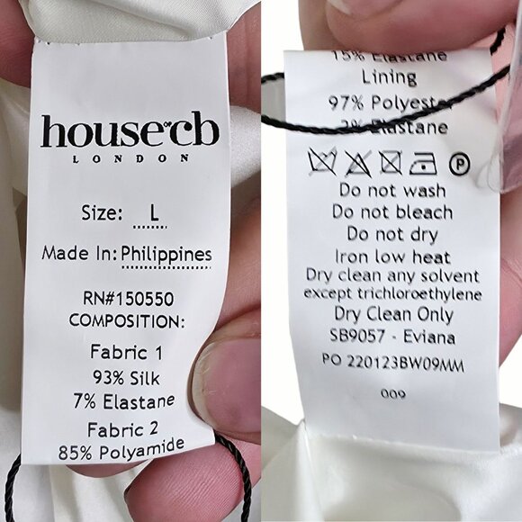 House of CB Eviana Ivory Real Silk Lace Puff Sleeve Maxi Dress - Picture 11 of 17